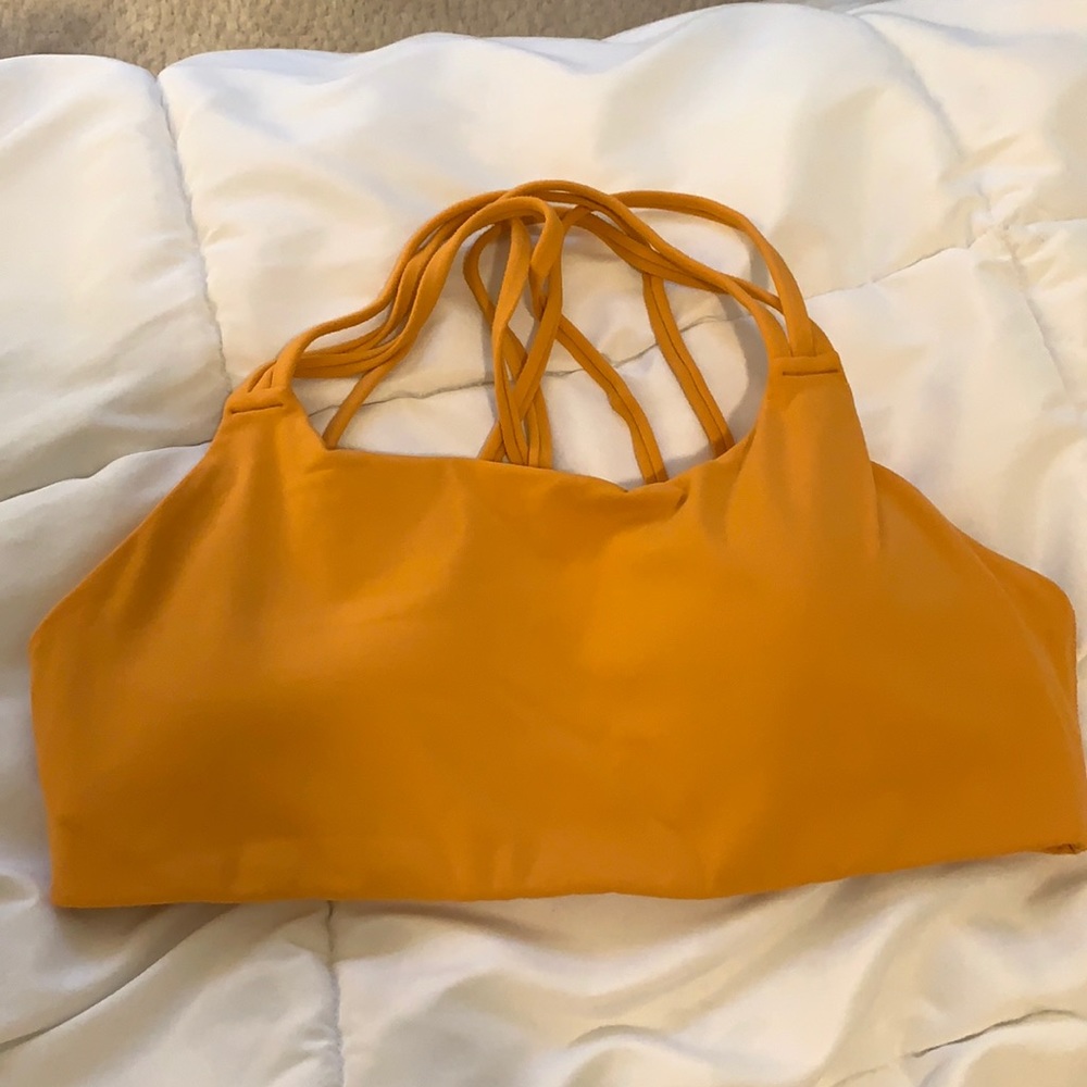 Athleta back cross strap sports bra